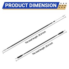 DRIVE UP Golf Cart Governor and Accelerator Cable Kit for Club Car DS black
