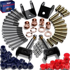 SUPGCPER Club Car Front Rear End Repair Bushing Kit for DS black+red+blue