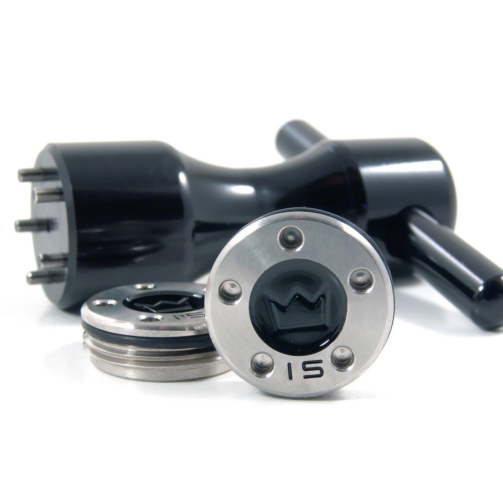 2 pk 15g Black Weights + Wrench Tool for Scotty Cameron, Royal King Crown, New