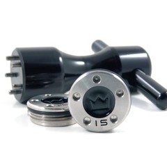 2 pk 15g Black Weights + Wrench Tool for Scotty Cameron, Royal King Crown, New