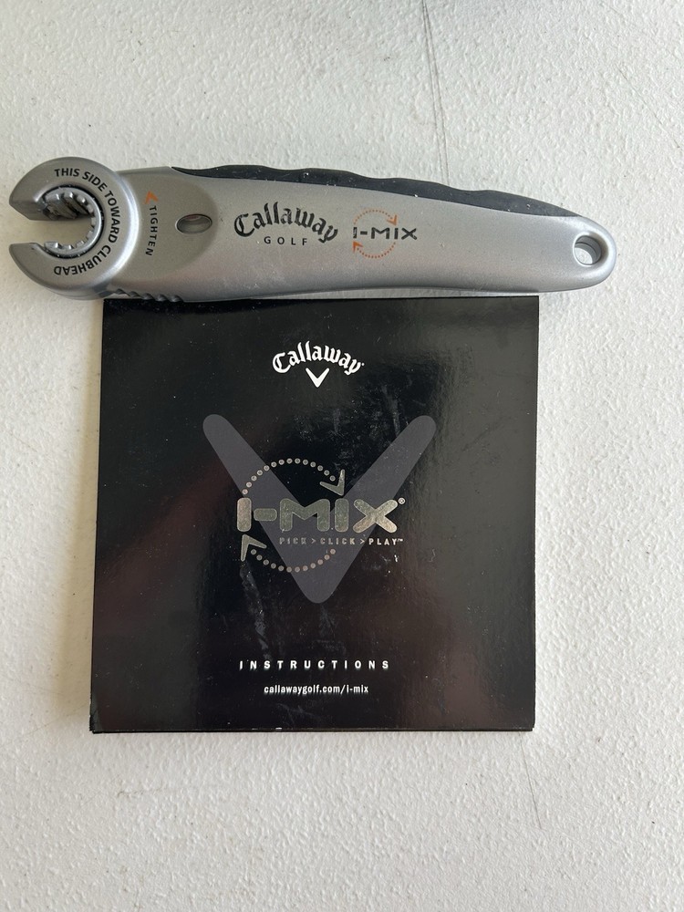 Callaway I-MIX Torque Wrench Tool w/ Instructions Driver Fairway Hybrid OEM