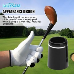 Set of 10 Black Golf Ferrules with Silver Ring – Perfect for Iron Shafts 0.335″