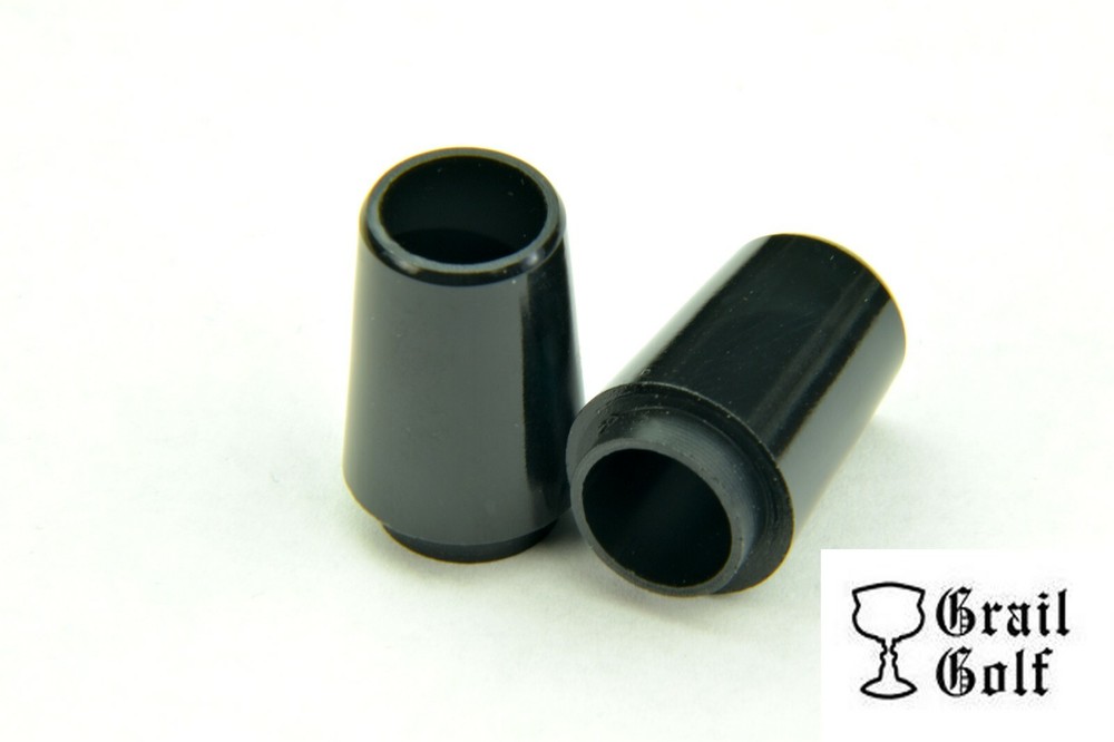 GRAIL GOLF NEW PREM BLK “COLLARED” IRON FERRULES TAPER TIP .355 .75″ .560OD LOT