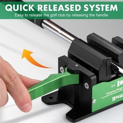 Golf Club Grip Kit Removal Tool Quick Release Vise Clamp for Regripping GolfClub
