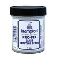 8oz.Kit Brampton Tech. Long Cure Golf Epoxy, Shafting Beads (4oz), Black Pigment