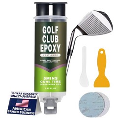 Pro Strength Golf Club Epoxy – Fast Setting 5 Minute Adhesive for Repairing Loos