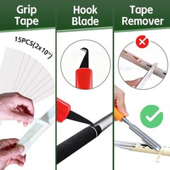 All-in-One Golf Grip Regripping Kit with Rotating Vise, Rubber Clamp & Tools – 1