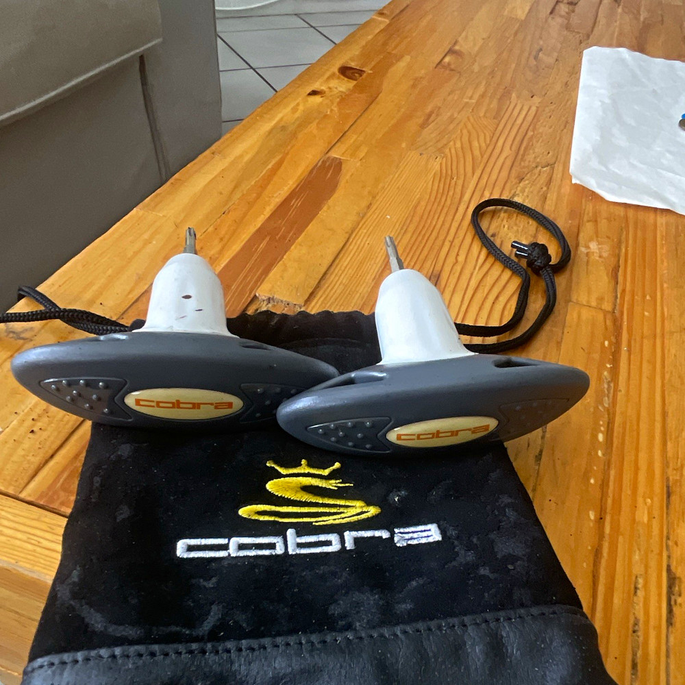 Cobra Golf Club Adjustment/Torque Wrench Tools (2) w/ Gray/White Pouch