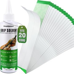 Grip Repair Kit for Regripping Golf Club Tapes, Solvent, Hook Blade,Clam