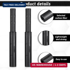 2PCS Golf Club Shaft Extension for Graphite Wood or Steel Iron Shaft Extender