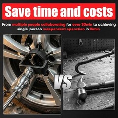 3.75″ CV Axle Removal Tool Kit with Slide Hammer, Heavy-Duty Axle Shaft Puller