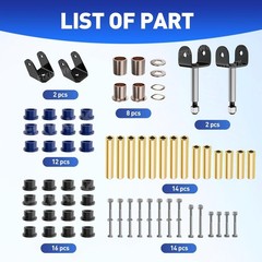 FIXHAWK Club Car Front End Repair Bushing Kit for DS 1993-up Gas &…