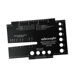 Golf Shaft Size Tip Identification Ruler Versatile Aluminum Measurement Tool