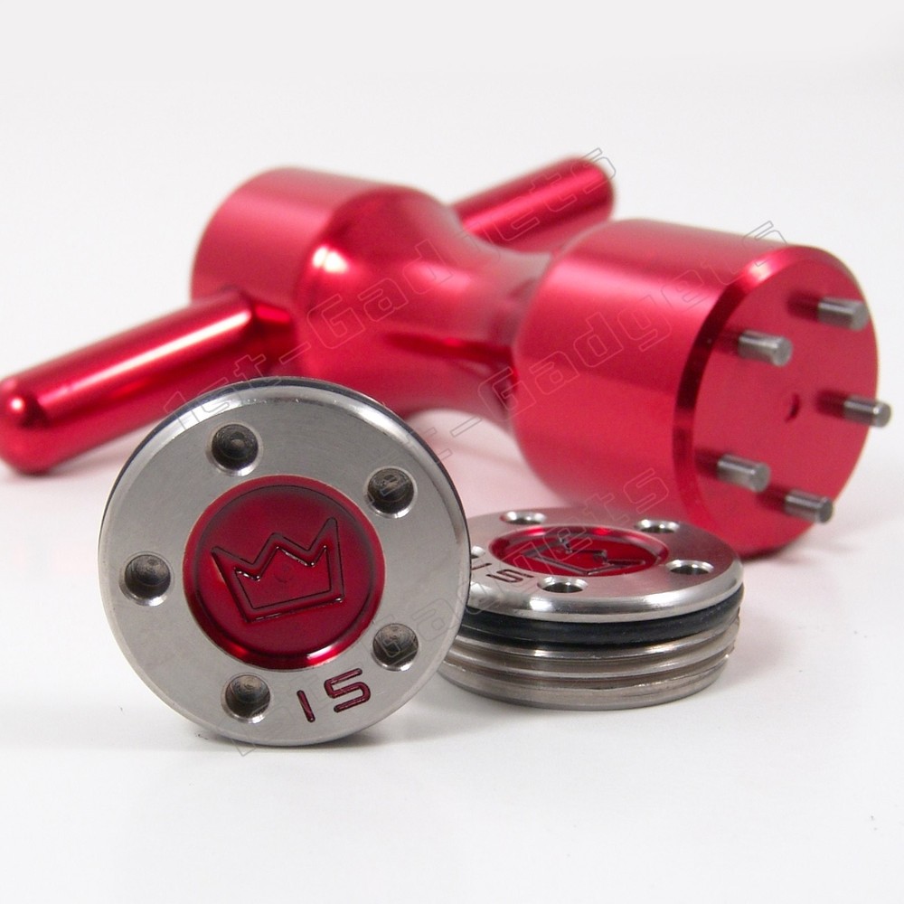 2x 15g Red Crown Weights + Tool for Scotty Cameron Select California Futura GoLo