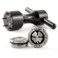 2x 30g Deluxe Tour Weights +Wrench for Scotty Cameron Putter, Black Lucky Clover